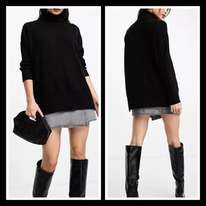 FRENCH CONNECTION Black Turtleneck Sweater